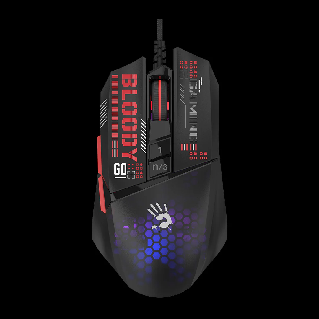 Bloody W60 Max Mini RGB Honeycomb Shell — Lightweight