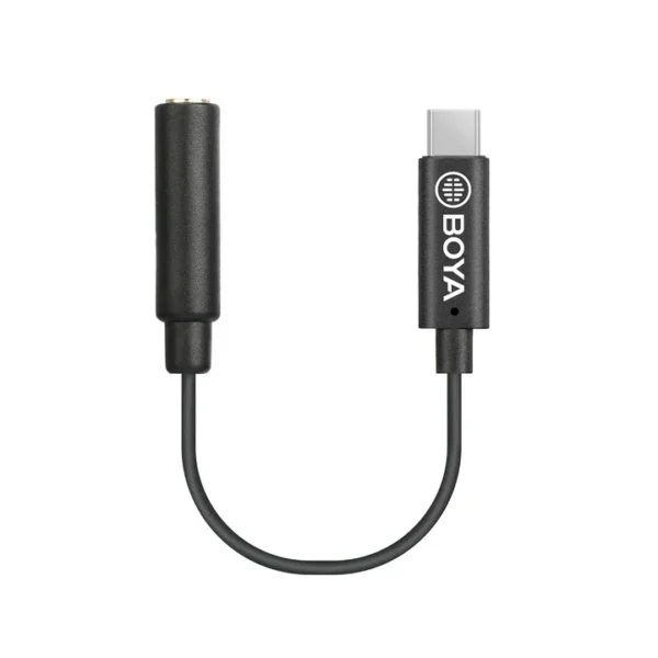 Boya BY-K9 3.5mm TRRS (Female) to USB-C (Male) Audio Adapter