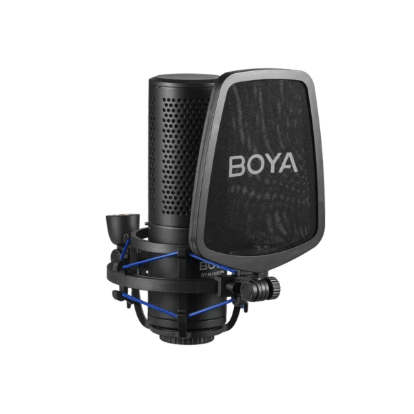 Boya BY-M1000 Pro Condenser Microphone — Multi-Pattern, Phantom Power