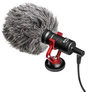Boya BY-MM1 Universal Cardioid Shotgun Microphone — Plug-and-Play 3.5mm