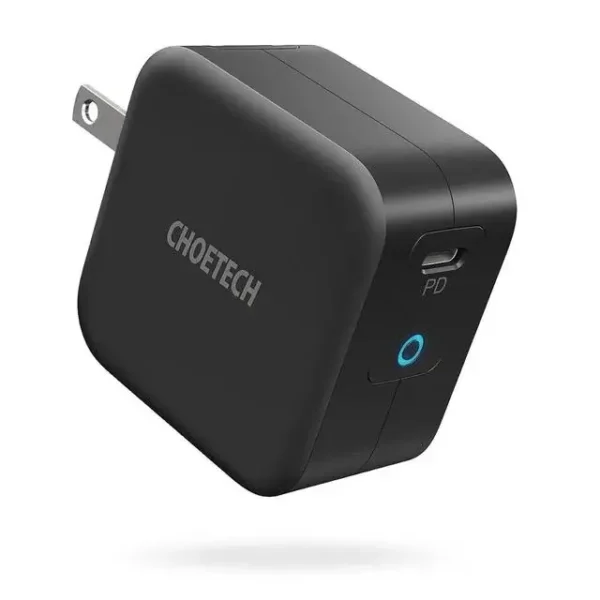 Choetech Q6006 GaN 61W USB-C Wall Charger with PD 3.0 – Black