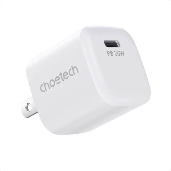 Choetech PD5007 30W GaN II USB-C Wall Charger — White