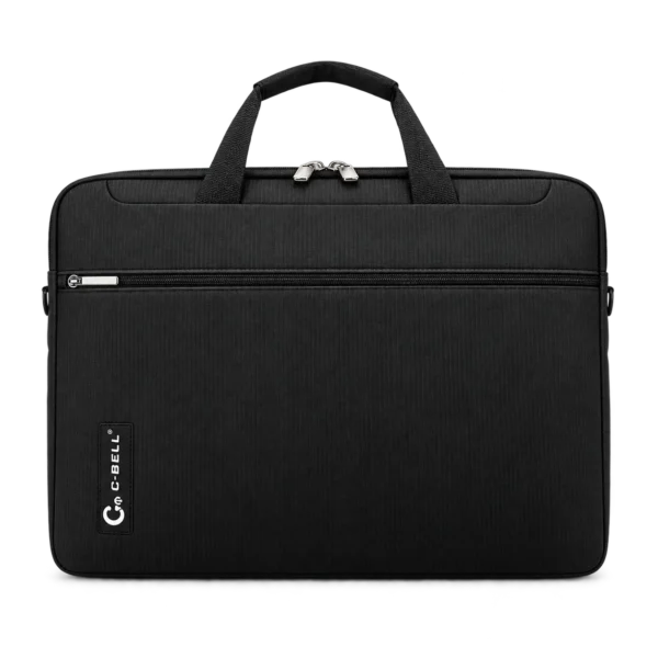 Coolbell CB-0106 13.3″ Top-Load Laptop Bag — Lockable Zippers, Black