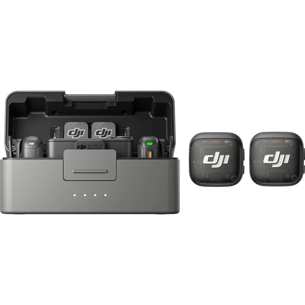 DJI Mic 3 — 2 TX + 1 RX + Case, 32-Bit Float Wireless System