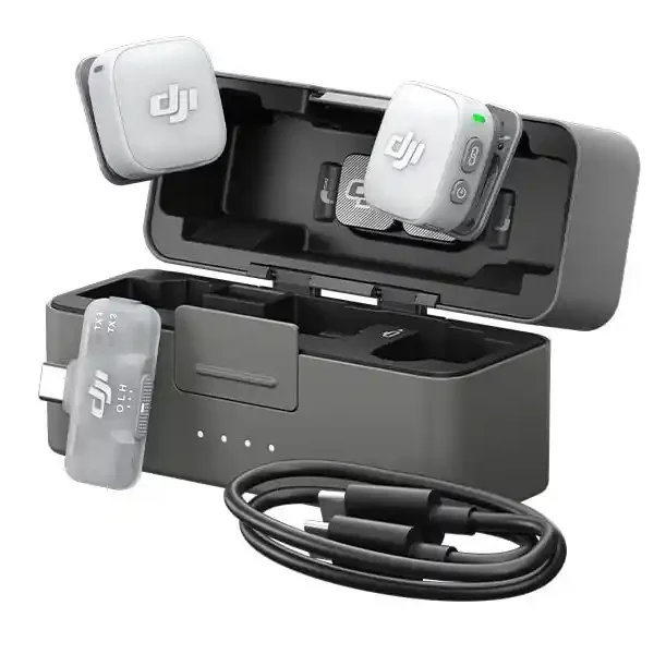 DJI Mic Mini 2 — 2 TX + 1 Mobile RX + Charging Case