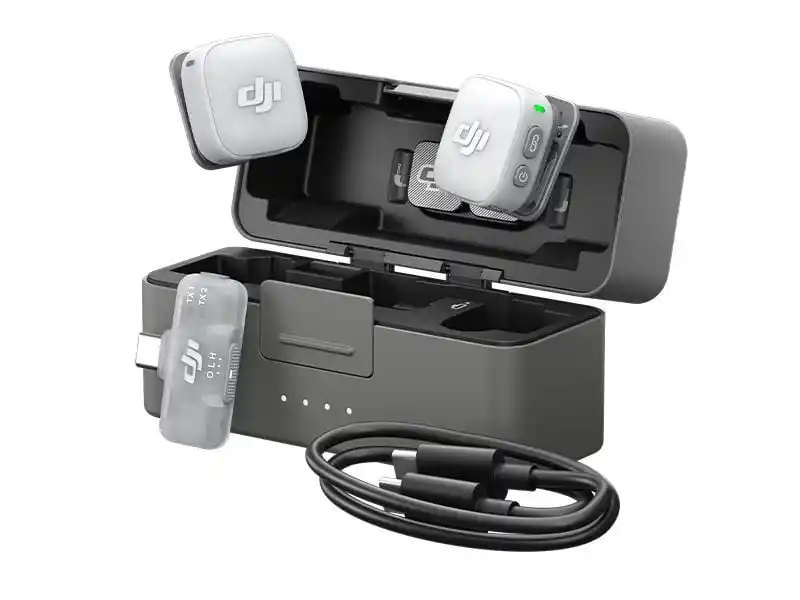 DJI Mic Mini 2 — 2 TX + 1 Mobile RX + Charging Case