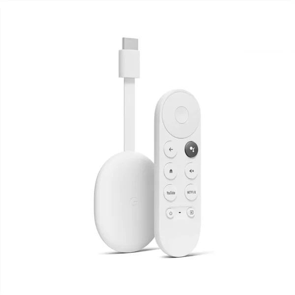 Google Chromecast with Google TV (1080p HD) — Snow