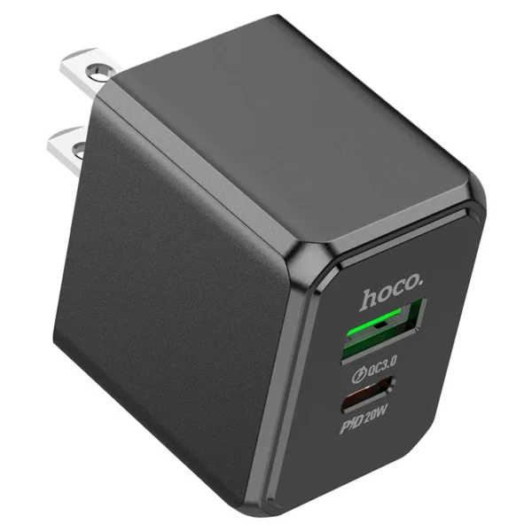 Hoco CS14 Ocean PD20W Dual-Port Type-C and USB-A Charger