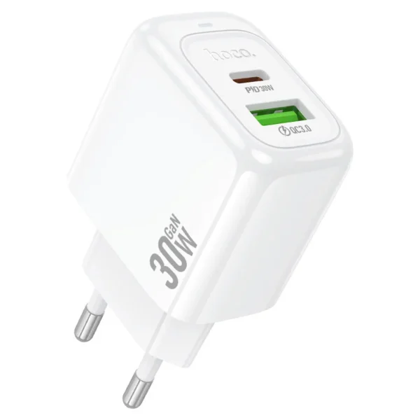 Hoco CS55A Surplus EU Charger – PD 30W + QC3.0 Dual Port