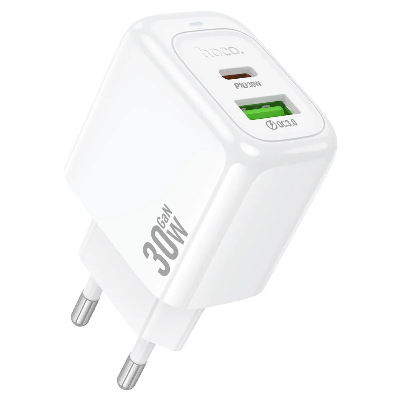 Hoco CS55A Surplus EU Charger – PD 30W + QC3.0 Dual Port