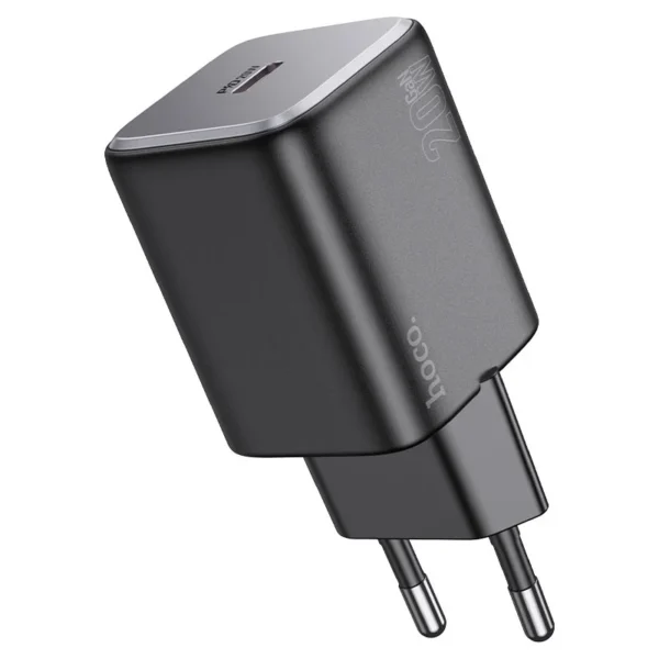 HOCO N40 Single-Port 20W PD Charger — EU Plug