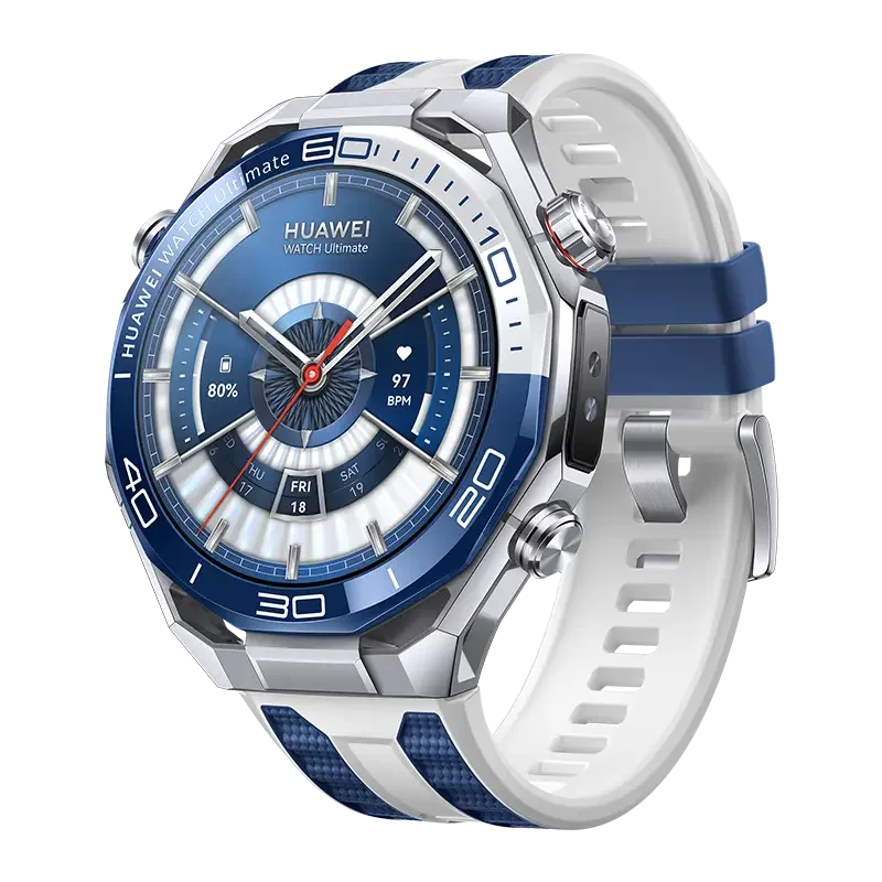 Huawei Watch Ultimate 2 (Blue) — Titanium & Sapphire Dive-Ready Smartwatch