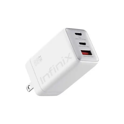 Infinix XDC95 68W GaN Charger Kit with 100W Type-C Braided Cable