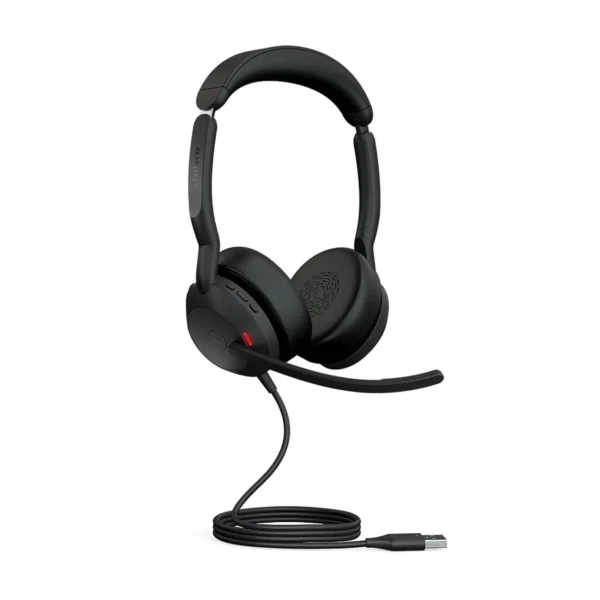 Jabra Evolve2 50 Wired Stereo Headset — Dual-Ear USB-A with ANC