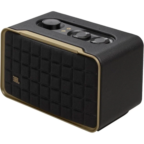 JBL Authentics 200 Smart Home Speaker — Black, 90W Wi-Fi Stereo