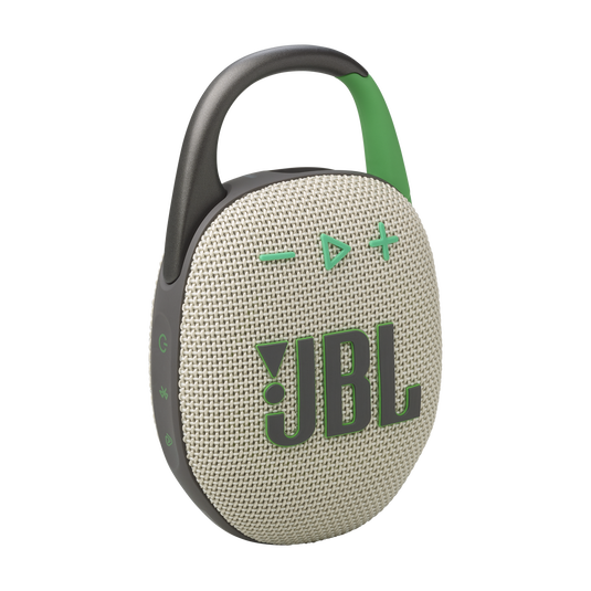 JBL Clip 5 Bluetooth Speaker — IP67, 12h Playtime, Carabiner Clip