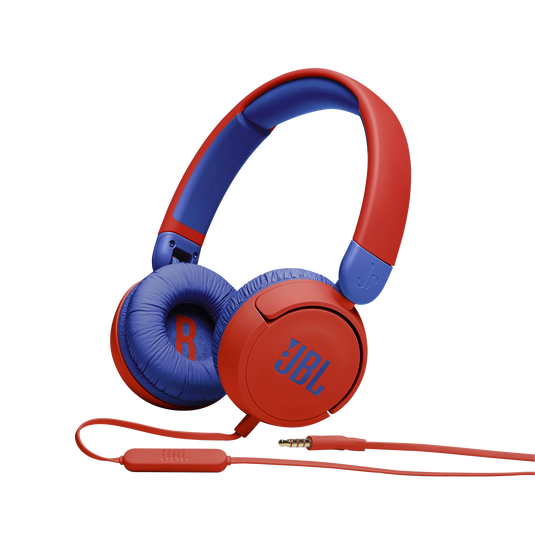 JBL JR 310 Kids On-Ear Headphones – Red/Blue