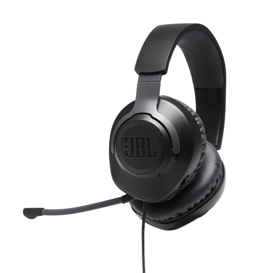 JBL Quantum 100 Wired Over-Ear Gaming Headphones – Detachable Boom Mic