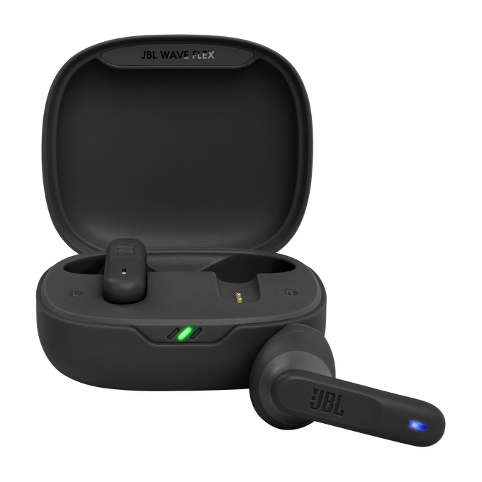JBL Wave Flex Wireless Earbuds – Up to 32 Hours Battery – Black