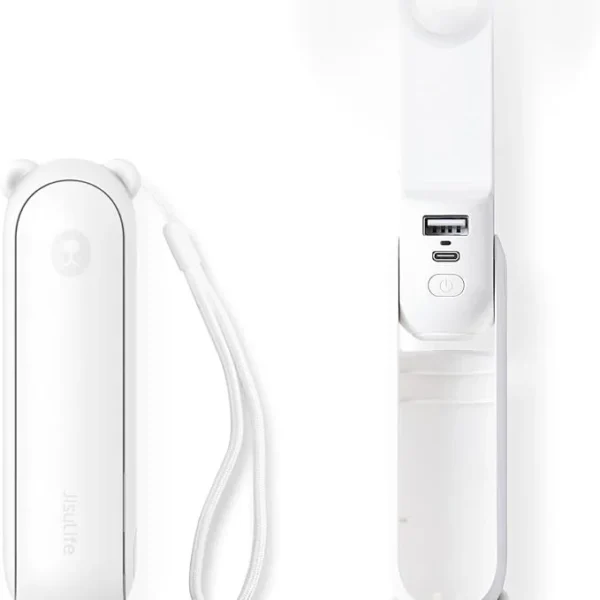 JisuLife F8 Handheld Fan Life8 – 3-in-1 Fan, Flashlight, Power Bank