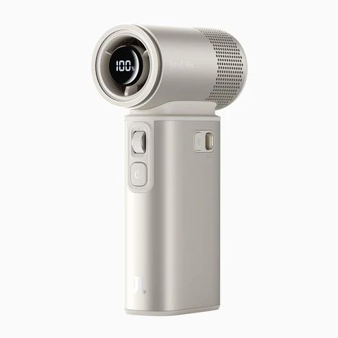 JisuLife Handheld Fan Ultra2 — 9000mAh, 100-Speed Storm Mode