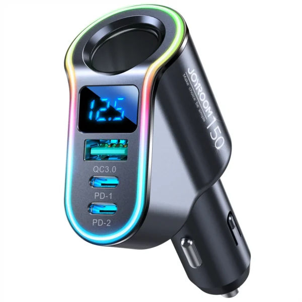 JOYROOM JR-CL21 150W 4-in-1 Car Charger with 90W Expansion Socket