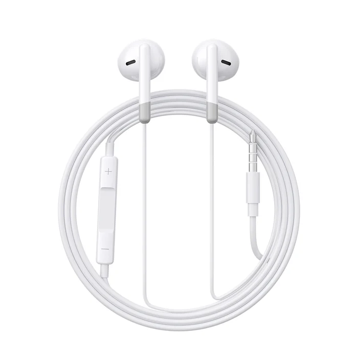 Joyroom JR-EW01 Half In-Ear Wired Earphones — White