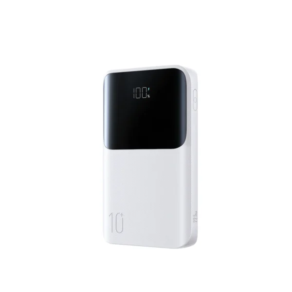 Joyroom JR-QP191 Star Series Mini 10000mAh 22.5W Power Bank with Digital Display — White