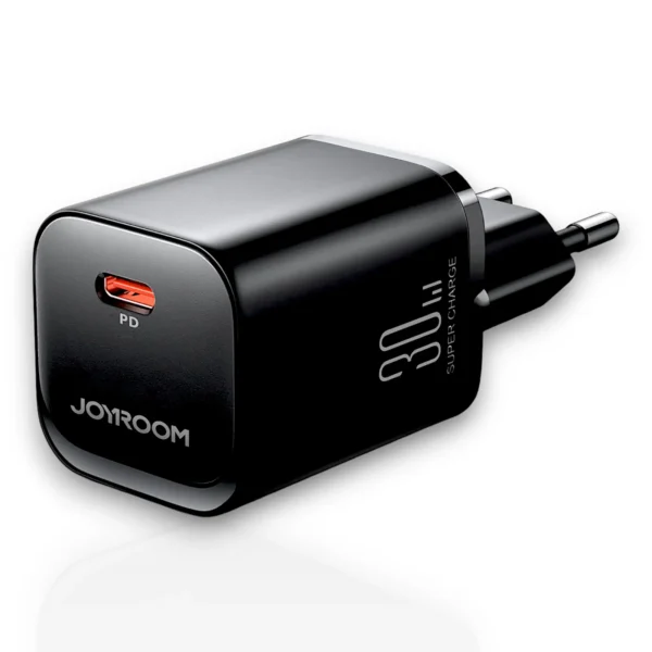 Joyroom JR-TCF07EU Speed Series 30W PD Single-Port USB-C Charger — Black
