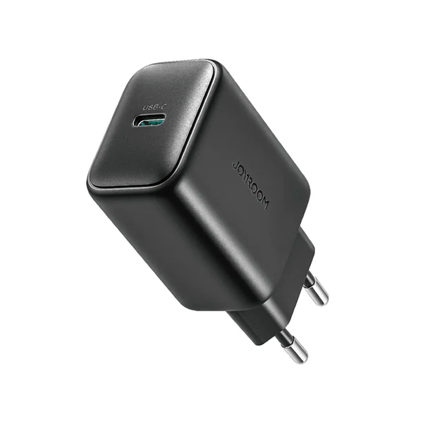 Joyroom JR-TCF23 25W EU Wall Charger with USB-C to USB-C Cable 1m – Black