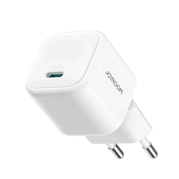 Joyroom JR-TCG08 GaN PD 20W Mini Charger – White