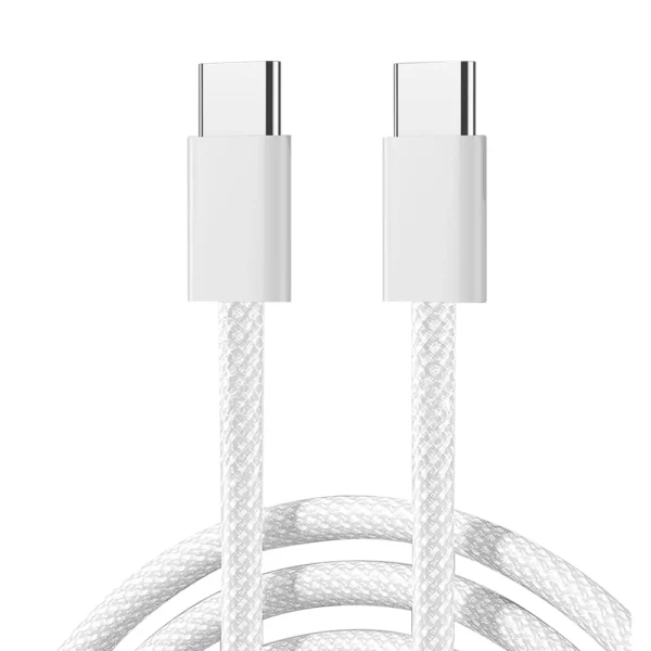 Joyroom S-A45 Ben Series 60W Braided USB-C to USB-C Cable 1m – White