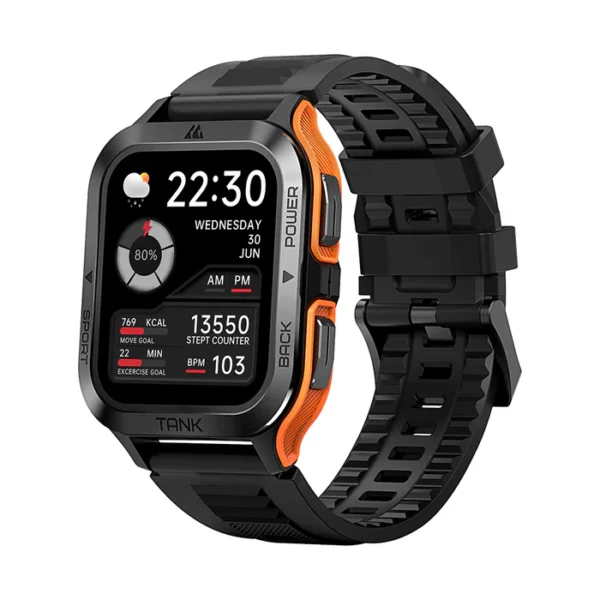 KOSPET Tank M2 Smart Watch – MIL-STD-810H, 70 Sports Modes
