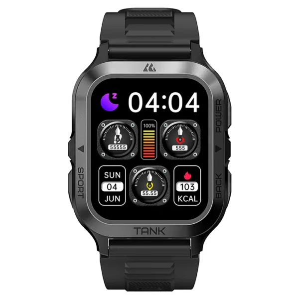 KOSPET Tank M2 Smart Watch – MIL-STD-810H, 70 Sports Modes
