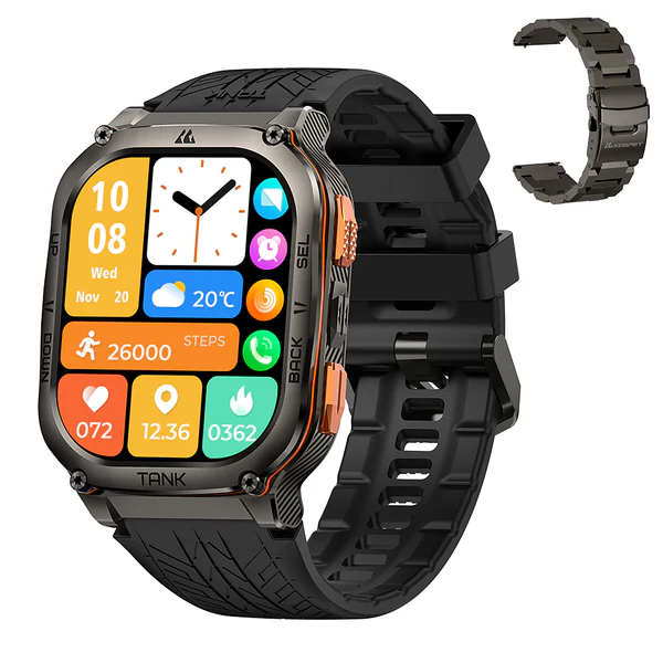 Kospet Tank M3 Ultra Special Edition Smartwatch – 1.96″ AMOLED & GPS