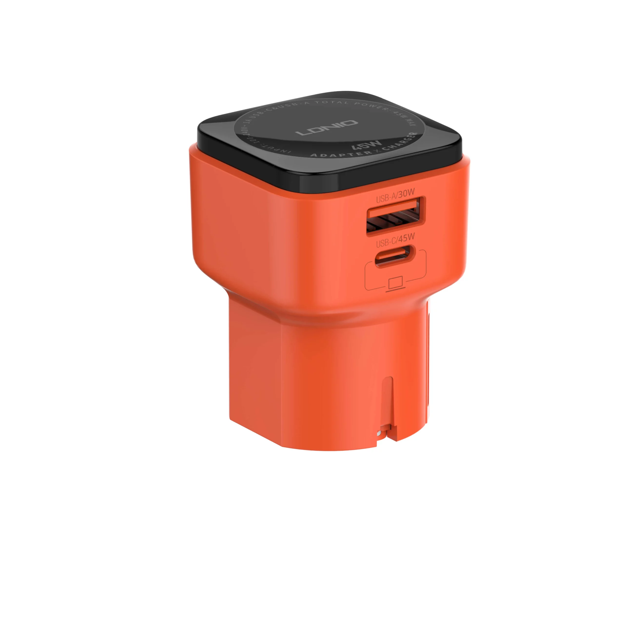 LDNIO Q2420 45W GaN Universal Travel Adapter AU/EU/UK/US