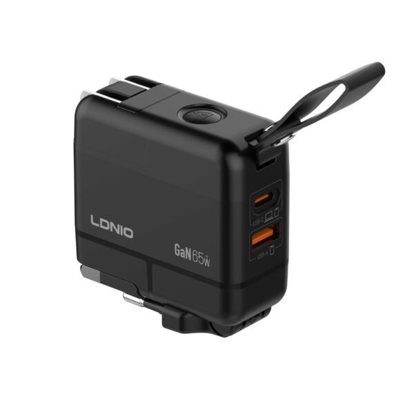Ldnio Q2618 65W GaN Super Fast Charger with Type-C to Type-C Cable