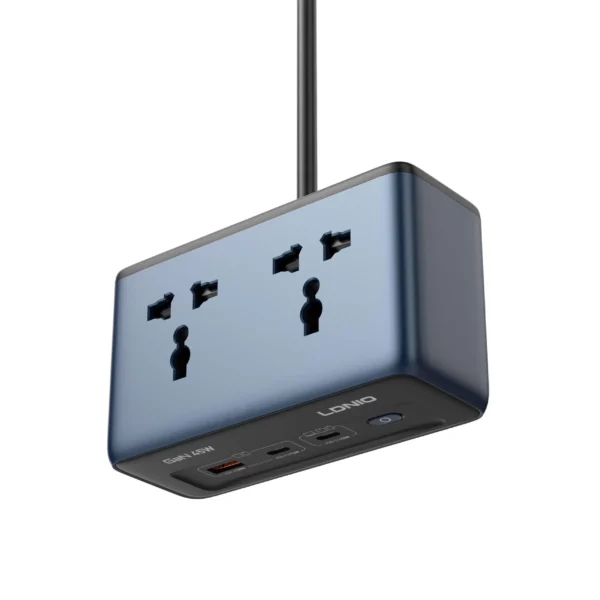 Ldnio SC1 45W Desktop Power Strip — 2500W Socket, GaN USB-C/A