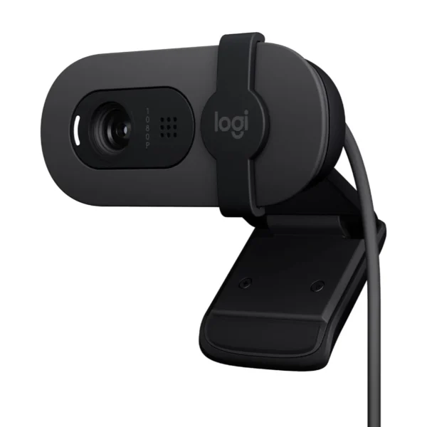 Logitech Brio 100 Full HD 1080p Webcam — RightLight & Privacy Cover