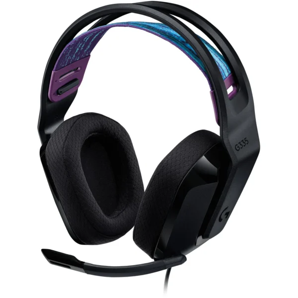 Logitech G335 Wired Gaming Headset — 40mm Drivers & Boom Mic
