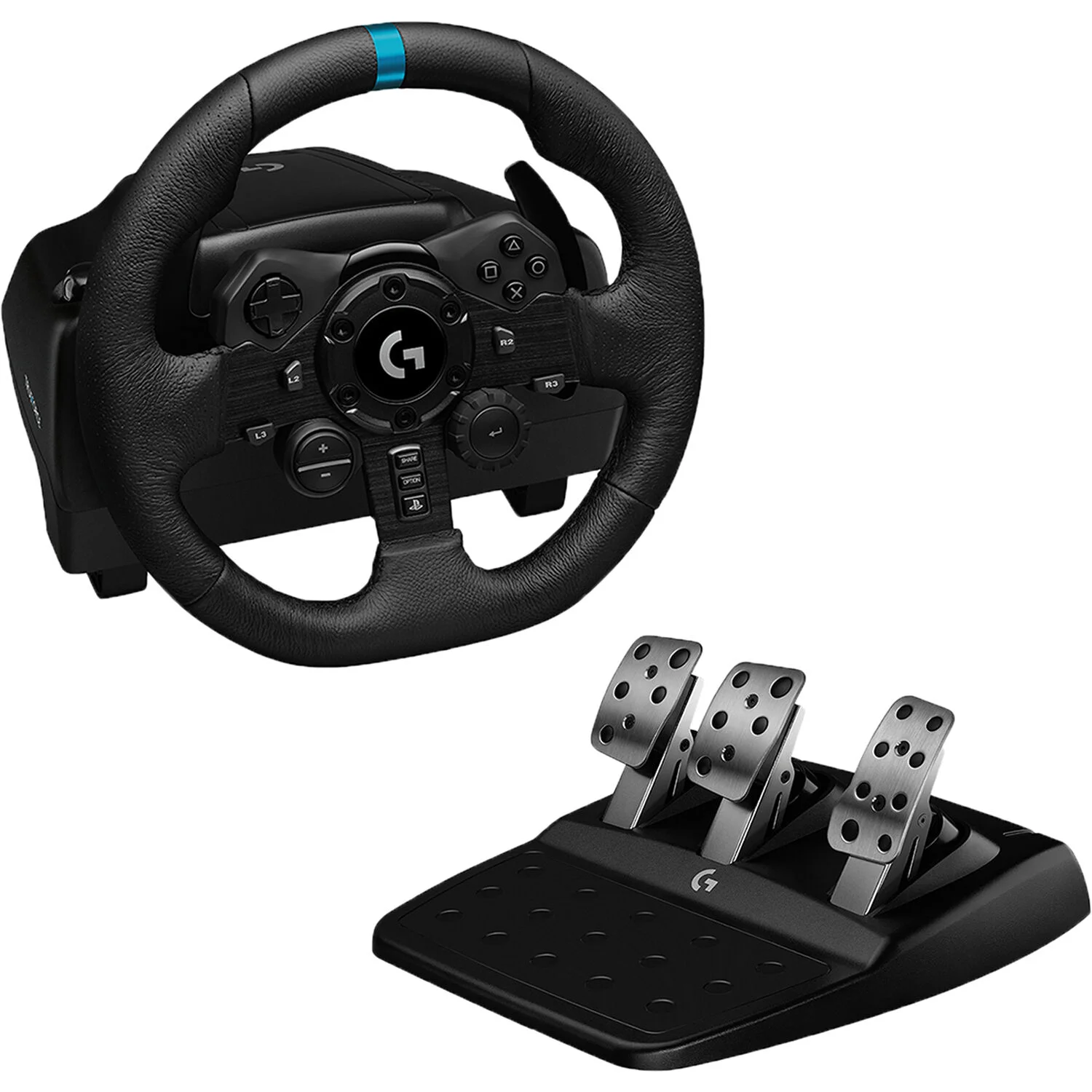 Logitech G923 Racing Wheel and Pedals — TRUEFORCE for PC, PS4 & PS5