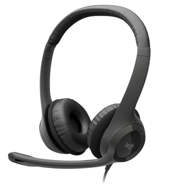 Logitech H390 USB Computer Headset with Noise-Cancelling Microphone
