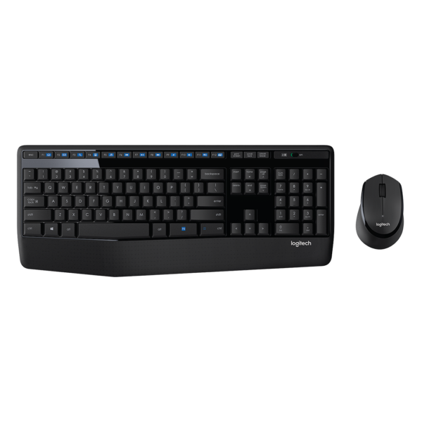 Logitech MK345 Wireless Keyboard & Mouse Combo — Full-Size Layout with Palm Rest