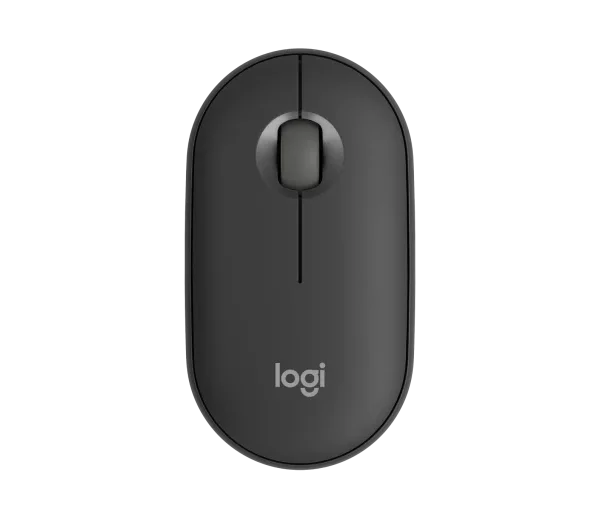 Logitech Pebble Mouse 2 M350s — Grey, Easy-Switch & Silent Touch