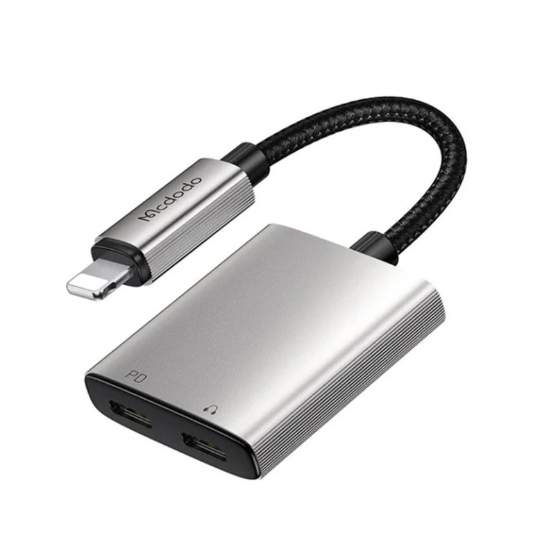 Mcdodo CA-5560 2-in-1 Lightning Charging & Audio Adapter Cable