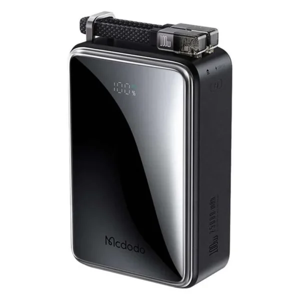 Mcdodo MC-0561 Ultra Mini Power Bank — 25000mAh, 100W Built-in USB-C Cable