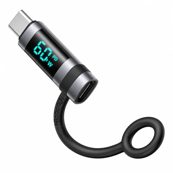 Mcdodo OT-0180 60W Lightning to USB-C Adapter with Power Display