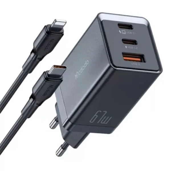 Mcdodo CH-1544 67W GaN Charger with Type-C to Lightning Cable