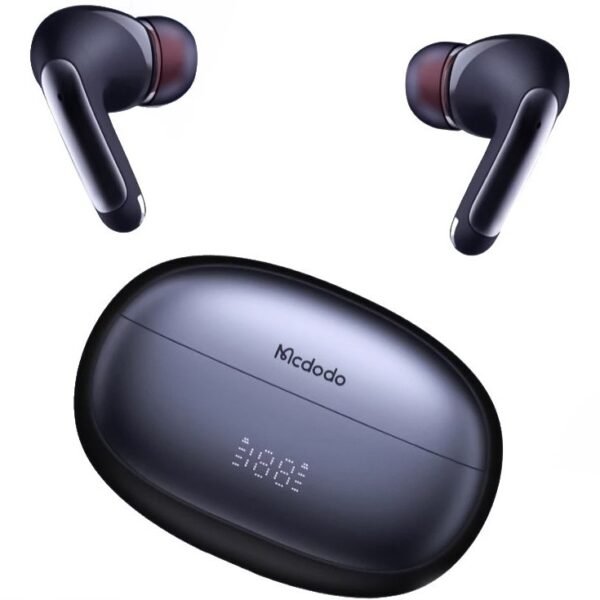McDodo HP3300 Active Noise Cancellation Earbuds with LCD Battery Display