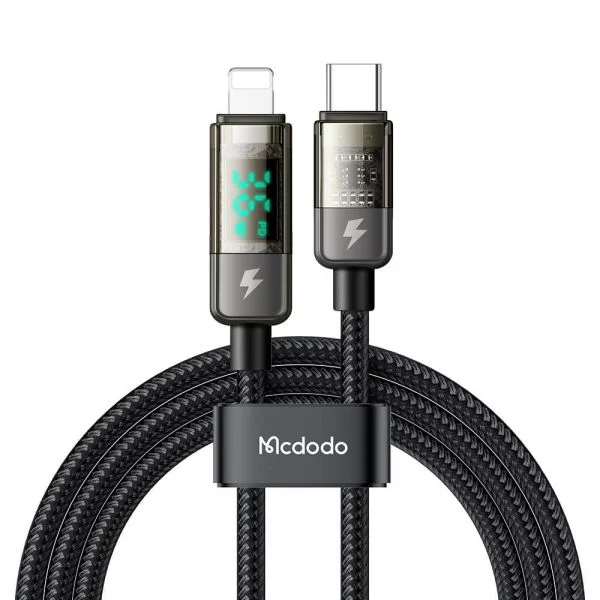 Mcdodo USB-C to Lightning Auto Power Off Cable – 30W, 1.2 m